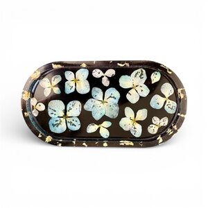 Pressed Hydrangea Resin Tray